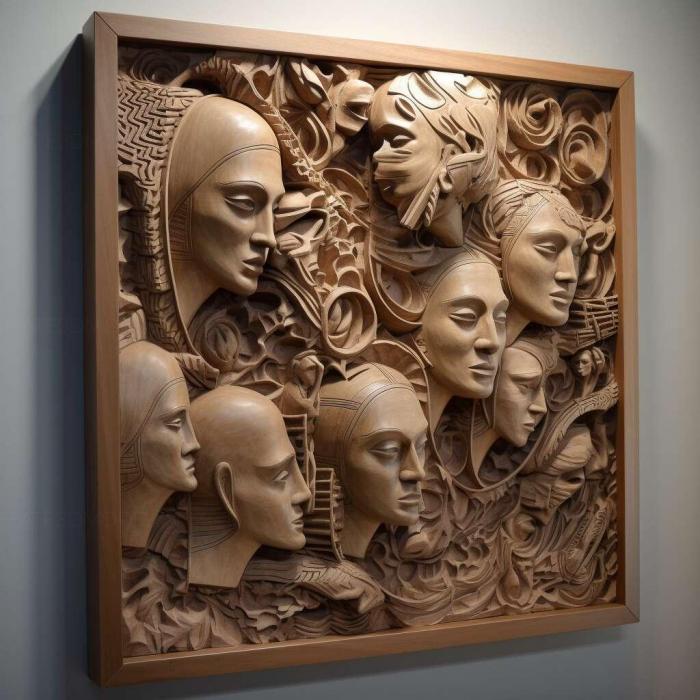 نموذج ثلاثي الأبعاد لآلة CNC 3D Art 